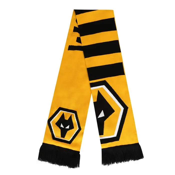 Wolverhampton Wanderers Shirt Store | Super Crest Scarf Collection Wolverhampton Wanderers Official Gear
